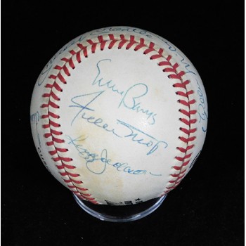 500 Home Run Club Signed ONL Baseball by 11 JSA Authenticated Mantle/Mays/Aaron