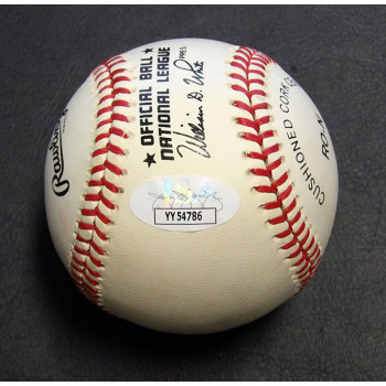 Hank Aaron Signed Rawlings National League Baseball JSA Authenticated