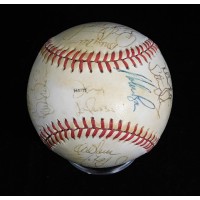 All-Stars 1989 Signed Baseball by 29 JSA Authenticated Nolan Ryan Kirby Puckett