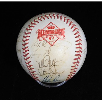 All-Stars 1989 Signed Baseball by 29 JSA Authenticated Nolan Ryan Kirby Puckett