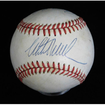 California Angels Philips, Easley, Perez, Davis Signed OAL Baseball JSA Authen