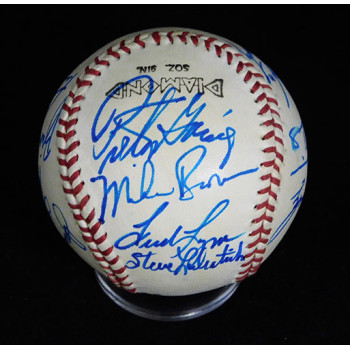 California Angels 1983 Team Signed Official League Baseball JSA Authenticated