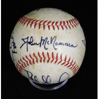 California Angels 1983 Carew/Lynn/Grich +4 Signed OAL Baseball JSA Authenticated
