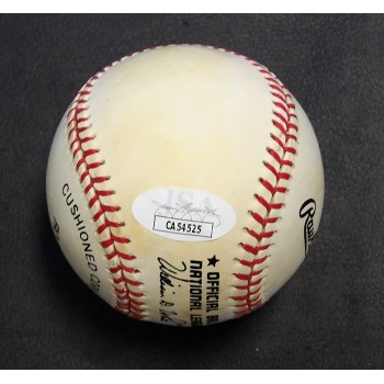 Billy Ashley Signed Official Rawlings National League Baseball JSA Authenticated