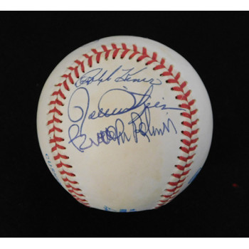 Berra Kiner Fingers Robinson Palmer Snider Signed Baseball JSA Authenticated