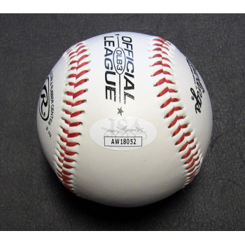 Stan Bahnsen New York Yankees Signed Official League Baseball JSA Authenticated