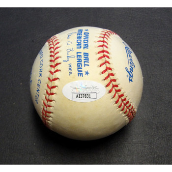 Ray Boone Signed Official American League Baseball JSA Authenticated