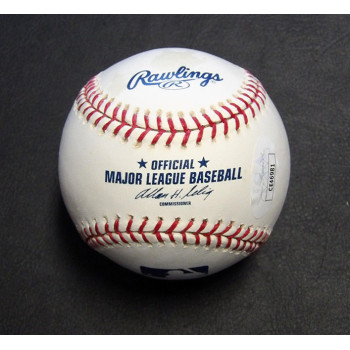 Julio Borbon Signed Rawlings MLB Major League Baseball JSA Authenticated