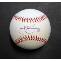 Julio Borbon Signed Rawlings MLB Major League Baseball JSA Authenticated