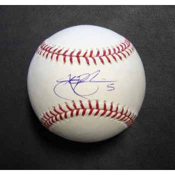 Julio Borbon Signed Rawlings MLB Major League Baseball JSA Authenticated