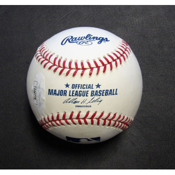 Julio Borbon Signed Rawlings MLB Major League Baseball JSA Authenticated