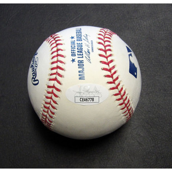 Julio Borbon Signed Rawlings MLB Major League Baseball JSA Authenticated