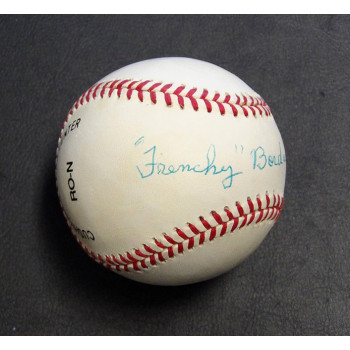 Frenchy Bordagaray Signed Rawlings National League Baseball JSA Authenticated