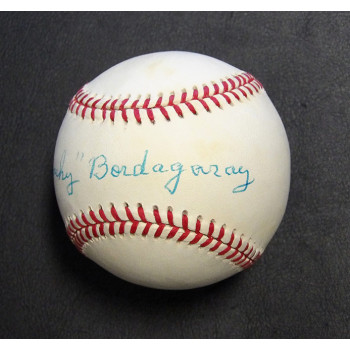 Frenchy Bordagaray Signed Rawlings National League Baseball JSA Authenticated
