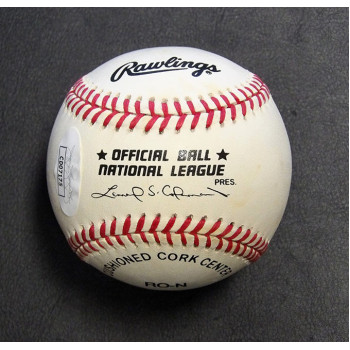 Frenchy Bordagaray Signed Rawlings National League Baseball JSA Authenticated