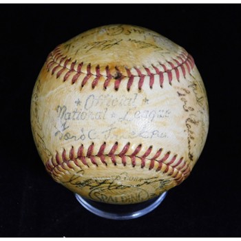 Boston Braves 1948 Team Signed Spalding ONL Baseball by 25 JSA Authenticated