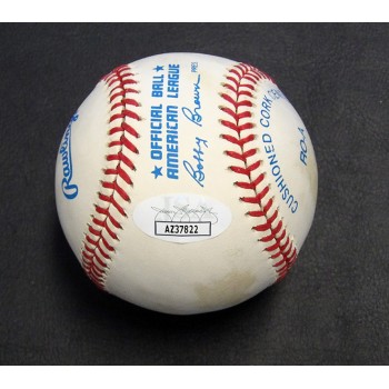 Bert Campaneris Signed Rawlings American League Baseball JSA Authenticated