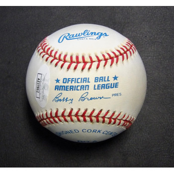 Rod Carew Signed Official American League Baseball JSA Authenticated Toning