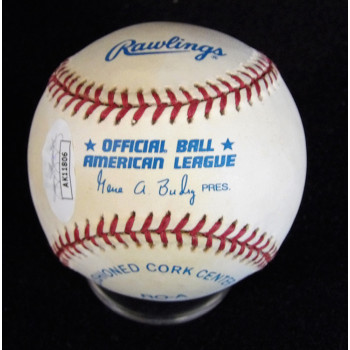 Chico Carrasquel Signed Official American League Baseball JSA Authenticated