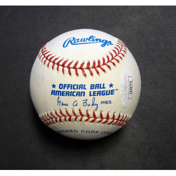 Joe Carter Signed Rawlings American League Baseball JSA Authenticated