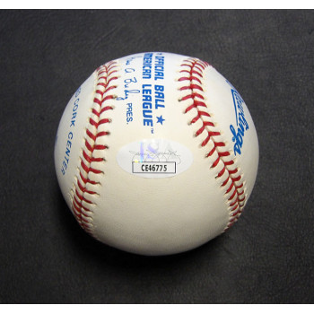 Joe Carter Signed Rawlings American League Baseball JSA Authenticated