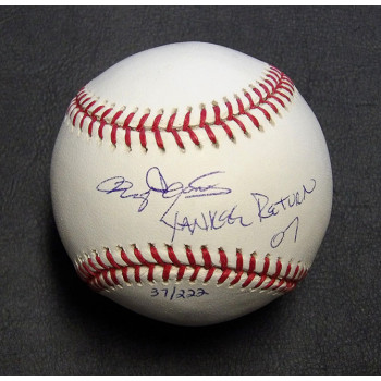 Roger Clemens Signed Official Major League Baseball JSA TRISTAR Authen 07 Return