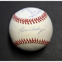 Gene Conley Signed Rawlings National League Baseball JSA Authenticated W/ Stats