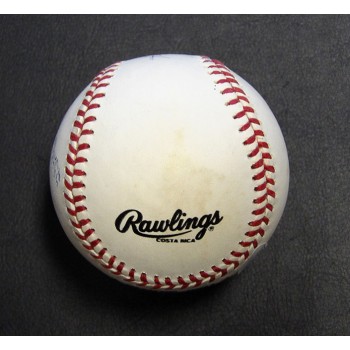 Gene Conley Signed Rawlings National League Baseball JSA Authenticated W/ Stats