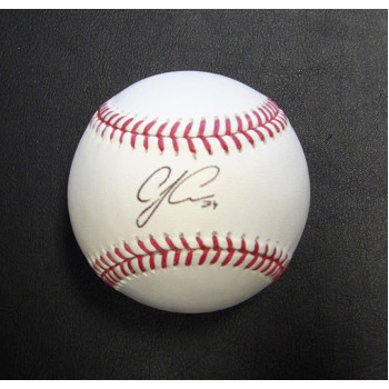 CJ Cron Signed Rawlings Official MLB Major League Baseball JSA Authenticated