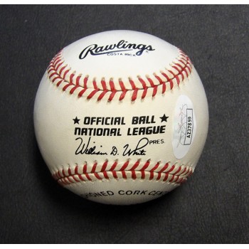 Dodgers Tommy Lasorda Mike Scoscia Orel Hershiser Signed Baseball JSA Authentic