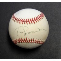 Dodgers Tommy Lasorda Mike Scoscia Orel Hershiser Signed Baseball JSA Authentic