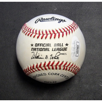 Doug Drabek Signed Official Rawlings National League Baseball JSA Authenticated