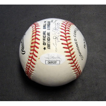 Jermaine Dye Signed Official Rawlings National League Baseball JSA Authenticated