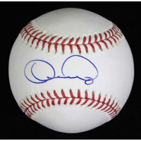 Yunel Escobar Signed Major League Baseball In Blue Pen MLB Authenticated