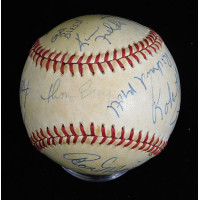Famous Personalities Signed Official AL Baseball by 10 JSA Authenticated
