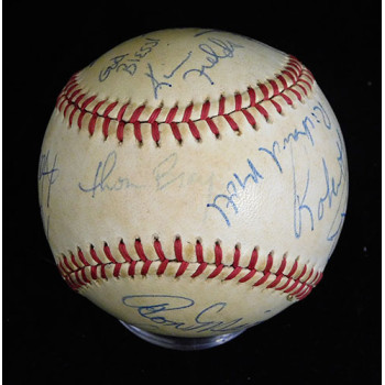 Famous Personalities Signed Official AL Baseball by 10 JSA Authenticated