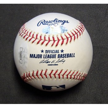 Bob Feller Signed Inscribed Rawlings Major League Baseball JSA Steiner Authentic