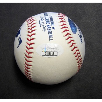 Bob Feller Signed Inscribed Rawlings Major League Baseball JSA Steiner Authentic