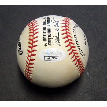 Cliff Floyd Signed Rawlings National League Baseball JSA Authenticated