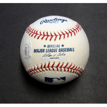 Marcus Giles Signed Official Rawlings Major League Baseball JSA Authenticated