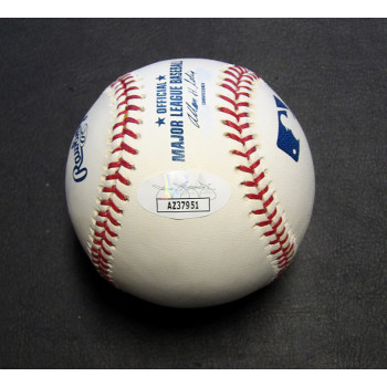 Marcus Giles Signed Official Rawlings Major League Baseball JSA Authenticated