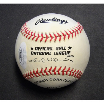 Doug Harvey Signed Official Rawlings National League Baseball JSA Authenticated