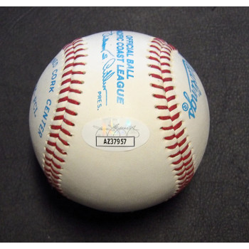 Garey Ingram Signed Rawlings Pacific Coast League Baseball JSA Authenticated