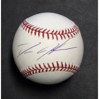 Dan Johnson Signed Official MLB Rawlings Major League Baseball JSA Authenticated