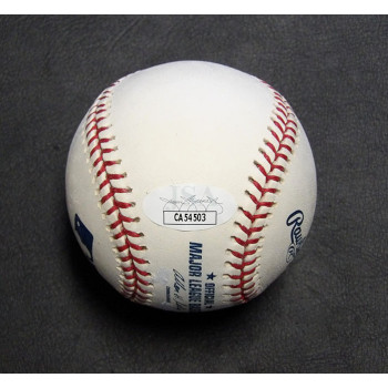 Nick Johnson Signed Rawlings MLB Major League Baseball JSA Authenticated