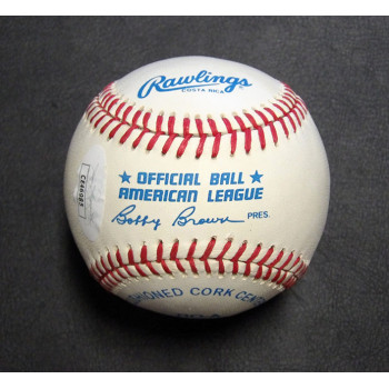 Wally Joyner Signed Rawlings American League Baseball JSA Authenticated