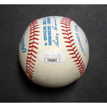 Wally Joyner Signed Rawlings American League Baseball JSA Authenticated