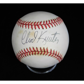 Chad Kreuter Signed Official American League Baseball JSA Authenticated