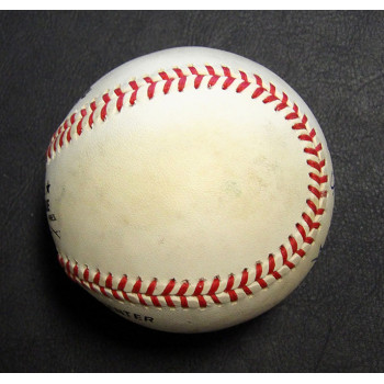 Norm Larker Signed Official Rawlings National League Baseball JSA Authenticated