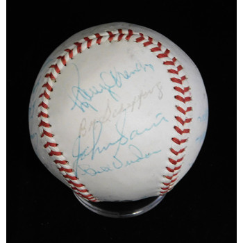 MLB Legends Signed Padres Baseball by 20 JSA Authenticated Slaughter Doerr